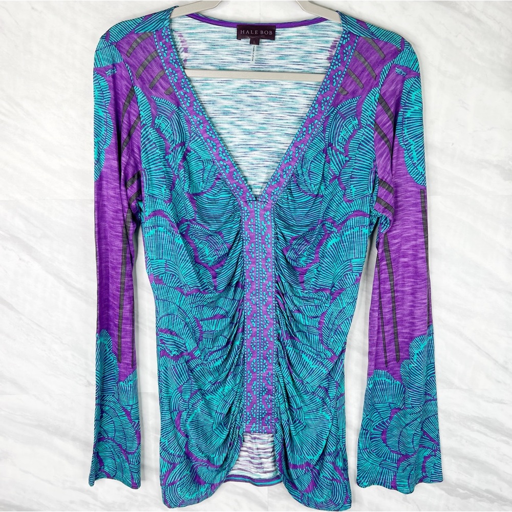 Hale Bob Plunge L/S Top Large